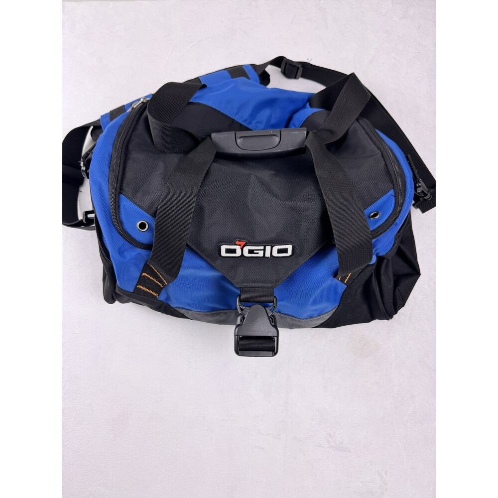OGIO Sport Duffel Bag Blue Black Gym Travel Utility Gear Shoulder Strap